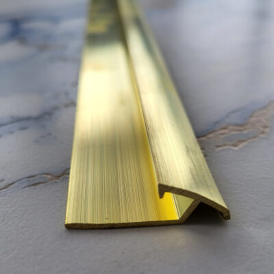 Listwa wykończeniowa, mosiądz - SMD RAMP C. Listwa dekoracyjna do płytek i paneli, niwelująca różnicę poziomów podłogi.